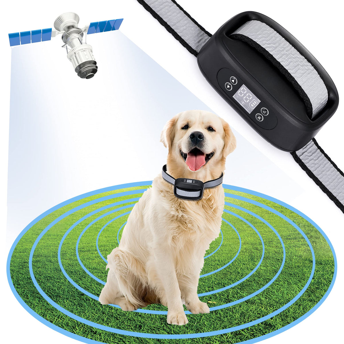 GPS Wireless Dog Fence, Electric Dog Fence, Pet Containment System E36259
