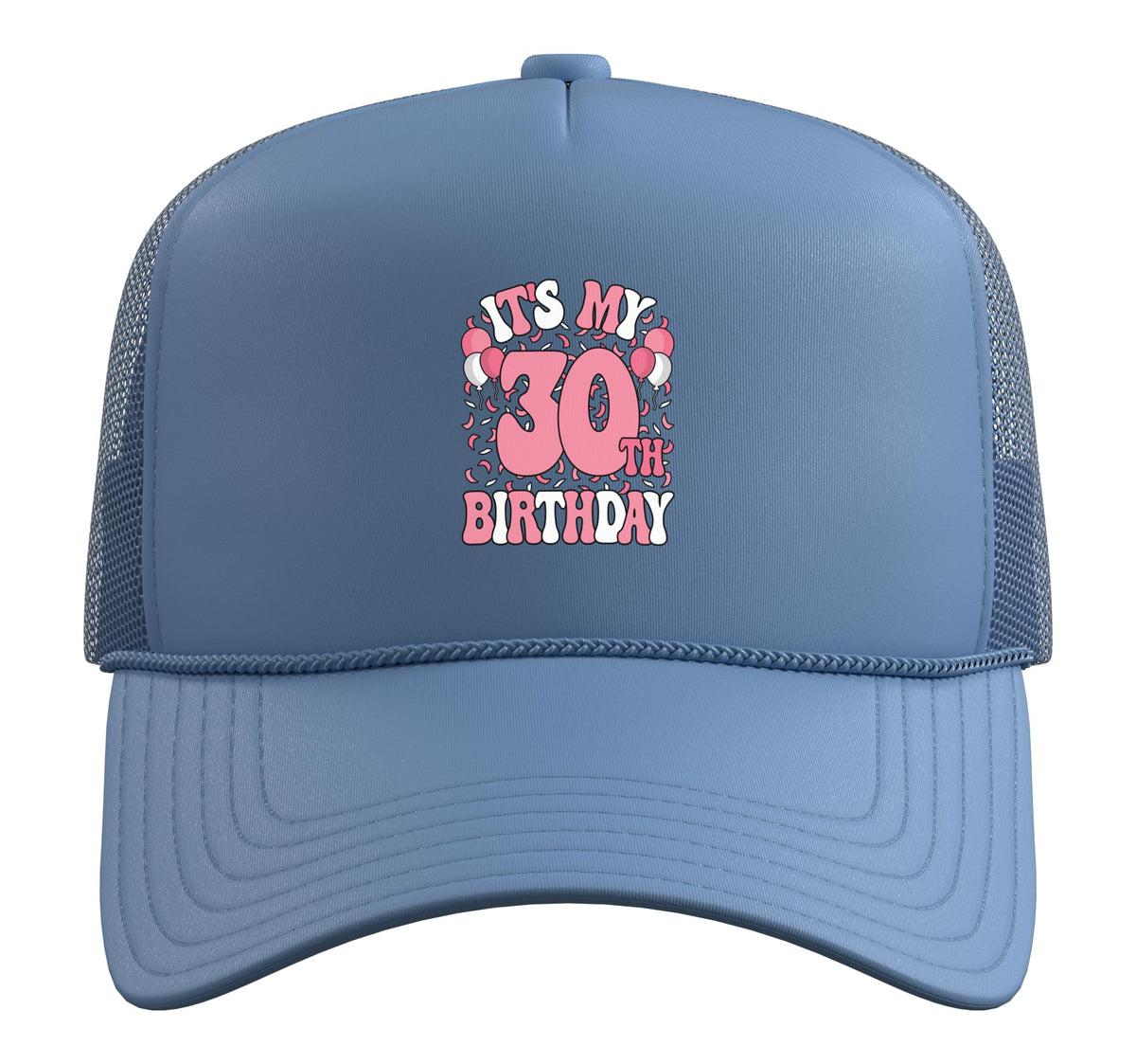 30th Birthday Trucker Hat with Adjustable Mesh Back X77408