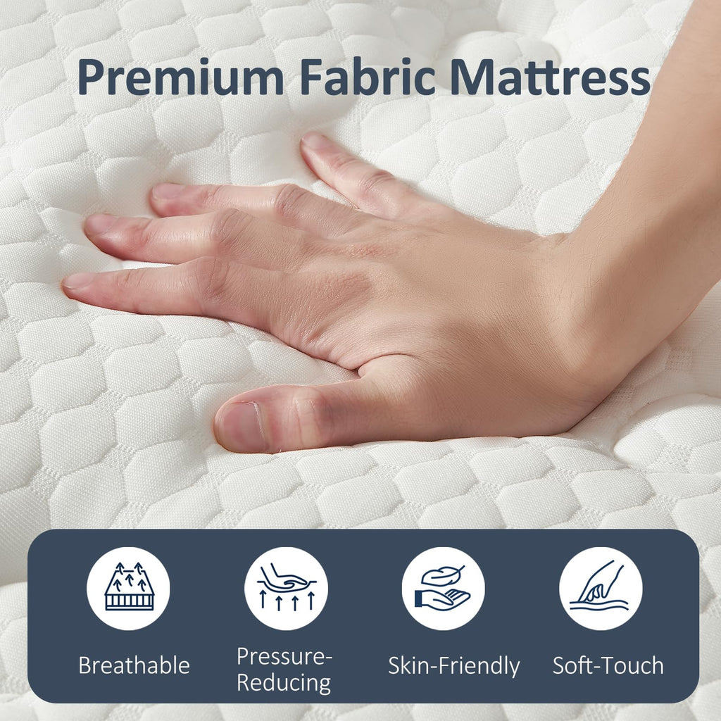 Full Size 12 Inch Pocket Spring Mattress H459