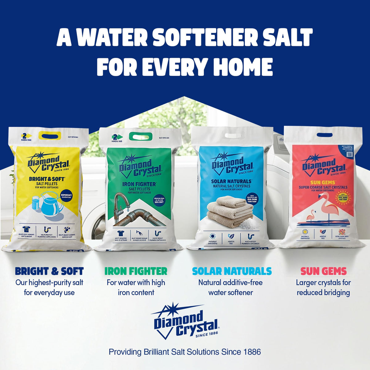 4 Pack Water Softener Salt Pellets, 40 lb K74614