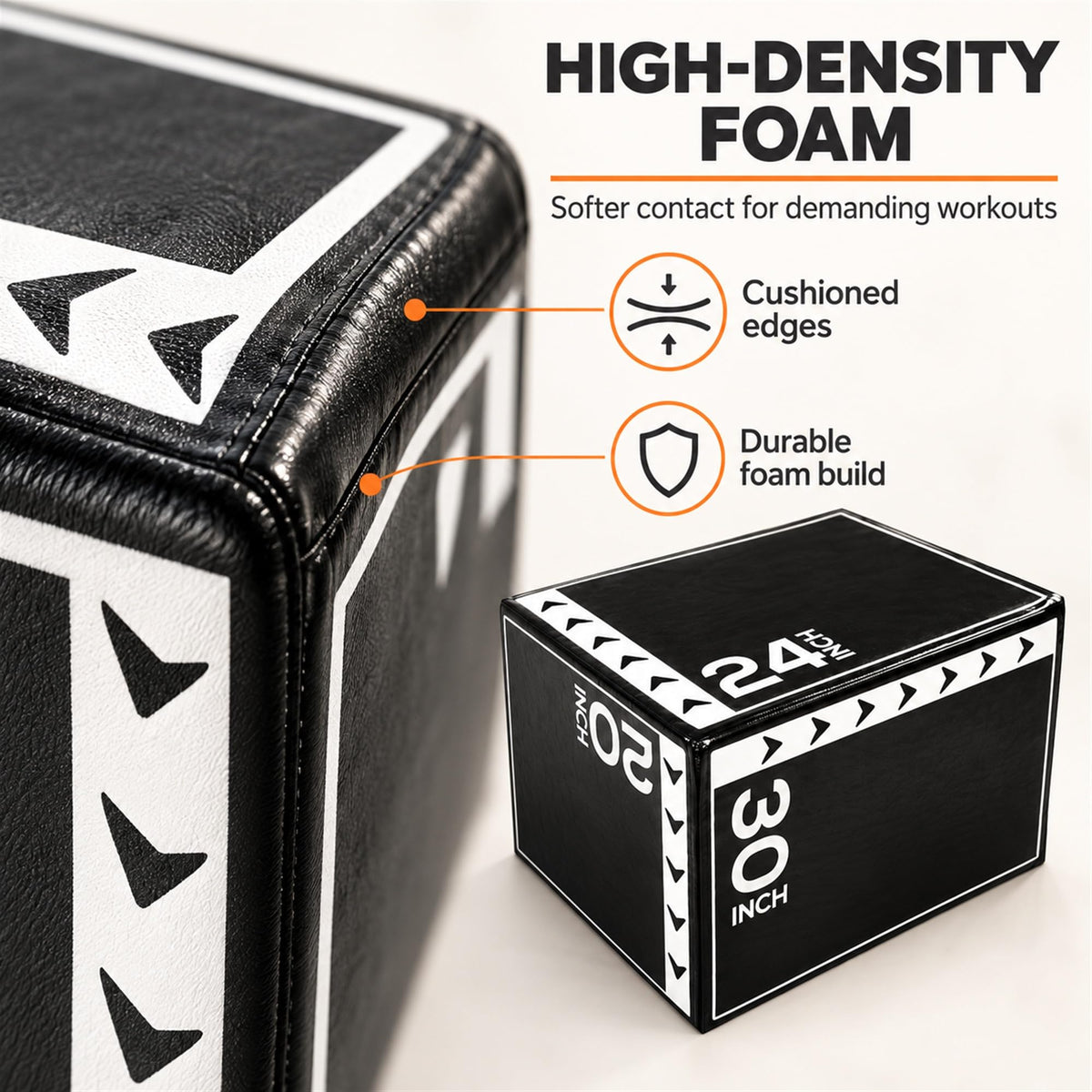 3-in-1 Foam Plyometric Jump Box N184477