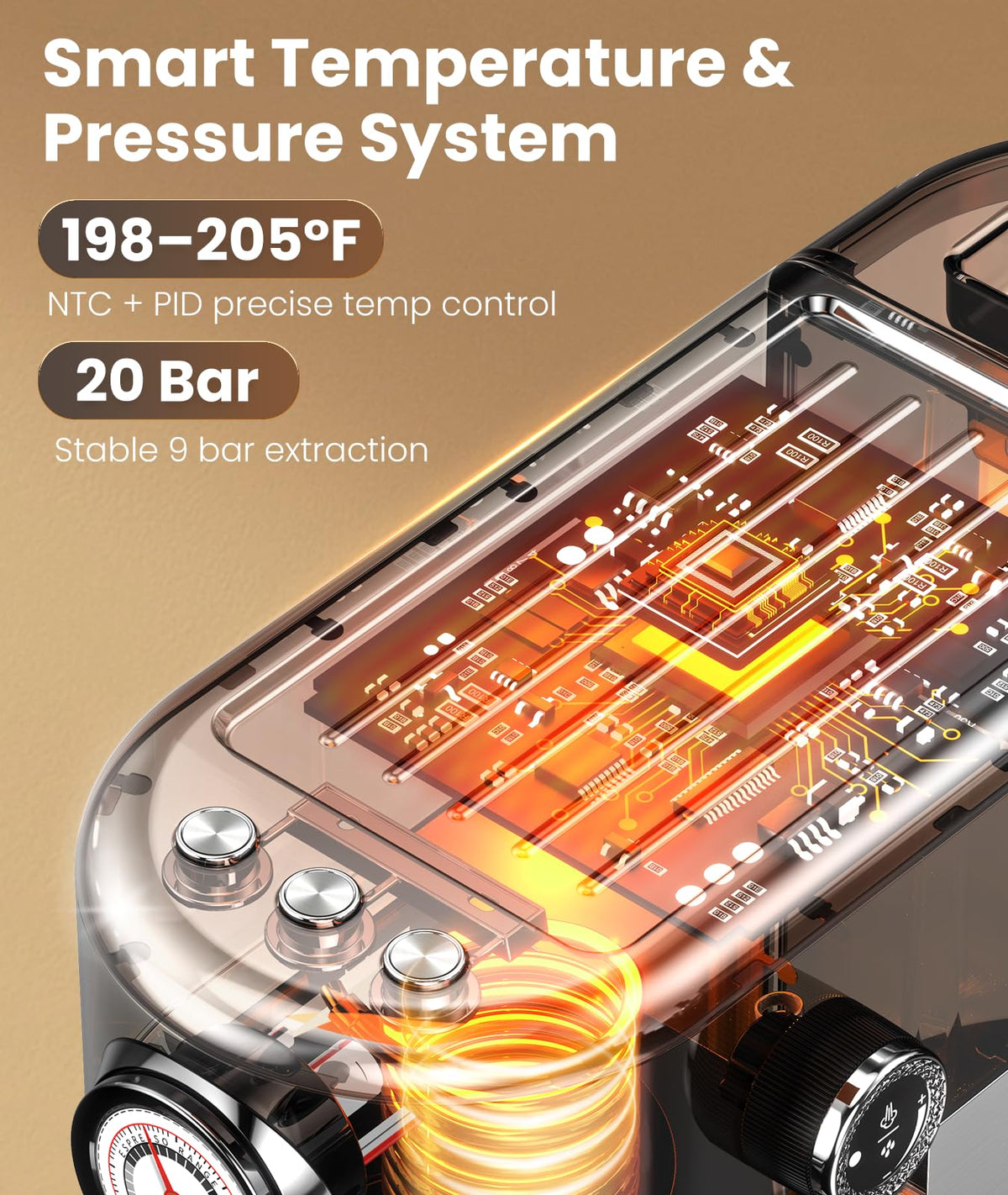 20 Bar Espresso Machine with Milk Frother Z87585