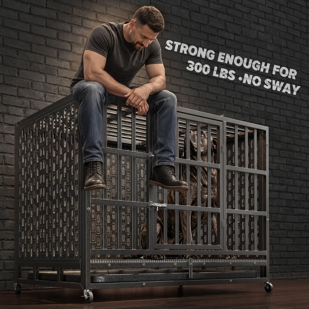 48 Inch Heavy Duty Dog Crate X2780