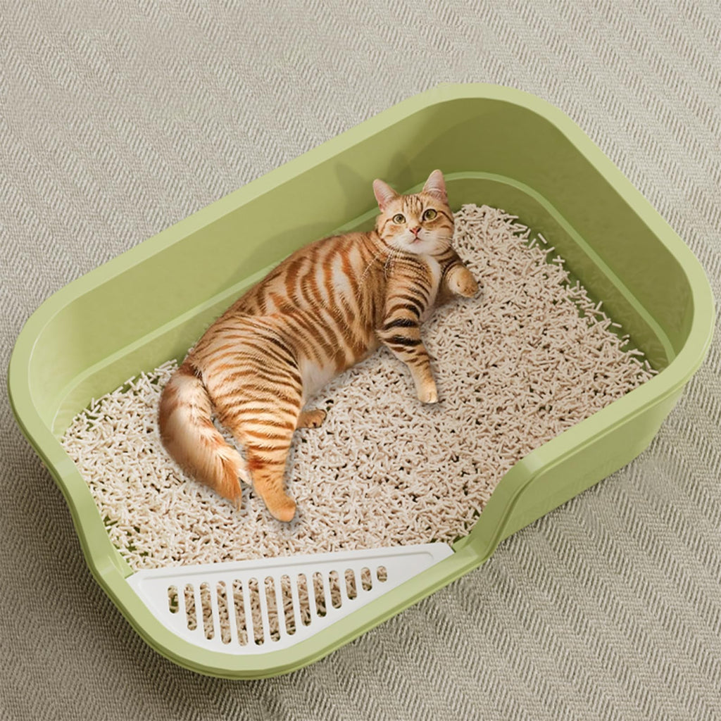 Extra Large High Sides Low Entry Cat Litter Box B392