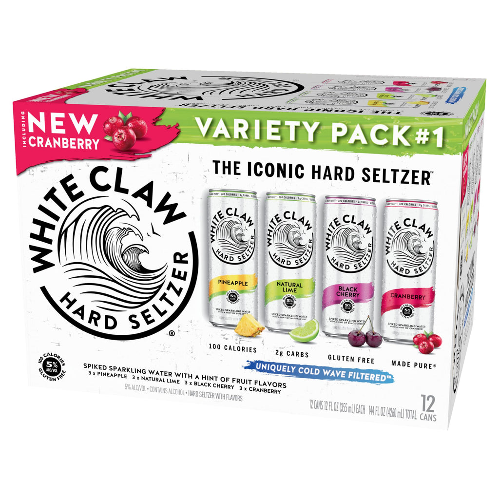 Hard Seltzer Variety Pack 12pk 12 Fl Oz Cans E6674