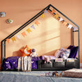 Twin Size Metal Floor Bed Frame X23301