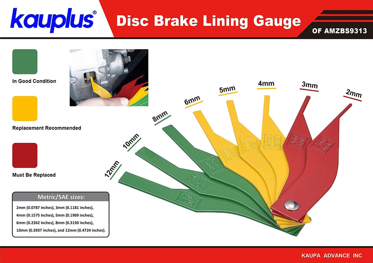 14-Piece Drum Brake Tool Set with Brake Lining Gauge A4576