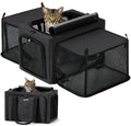 Expandable Dark Gray Cat Carrier X61375
