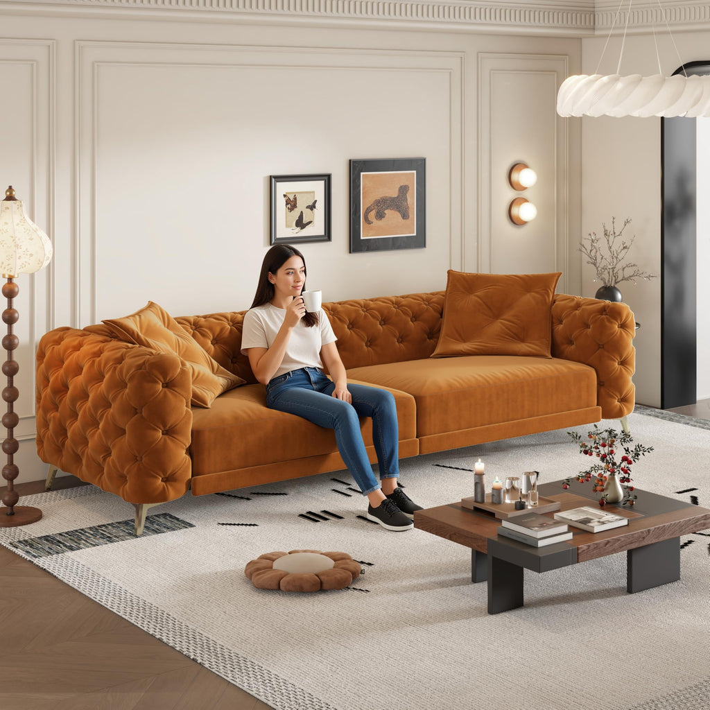 Convertible Sleeper Sofa with Ottoman A32440