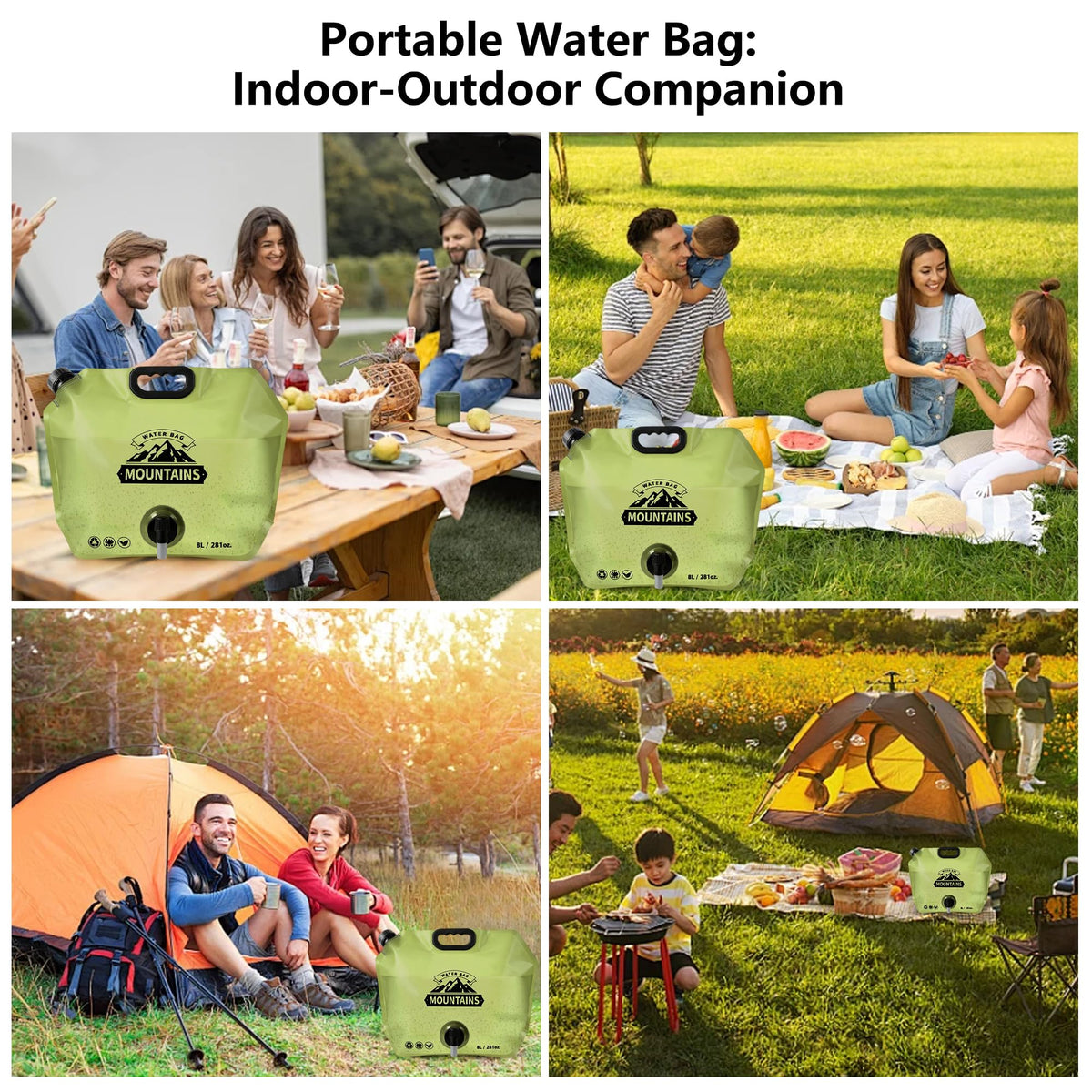 Collapsible 2 Gallon BPA-free Water Container N59908