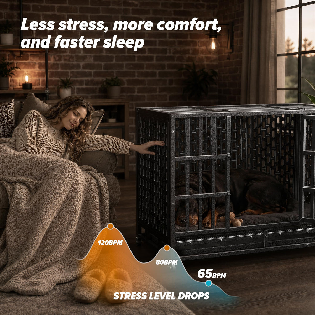 48 Inch Heavy Duty Dog Crate X2780